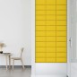 Wandpaneele 12 Stk. Gelb 30x15 cm Stoff 0,54 m² Wandpaneele 12 Stk. Gelb 30x15 cm Stoff 0,54 m²