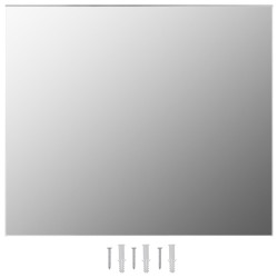 vidaXL Rahmenloser Spiegel 80x60 cm Glas