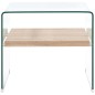 vidaXL Couchtisch Transparent 50×50×45 cm Hartglas vidaXL Couchtisch Transparent 50×50×45 cm Hartglas