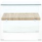 vidaXL Couchtisch Transparent 50×50×45 cm Hartglas vidaXL Couchtisch Transparent 50×50×45 cm Hartglas