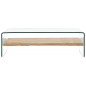 vidaXL Couchtisch Transparent 98×45×31 cm Hartglas vidaXL Couchtisch Transparent 98×45×31 cm Hartglas