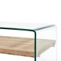 vidaXL Couchtisch Transparent 98×45×31 cm Hartglas vidaXL Couchtisch Transparent 98×45×31 cm Hartglas