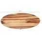 vidaXL Tischplatte Massivholz Palisander Rund 25-27 mm 80 cm vidaXL Tischplatte Massivholz Palisander Rund 25-27 mm 80 cm