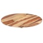 vidaXL Tischplatte Massivholz Palisander Rund 25-27 mm 80 cm vidaXL Tischplatte Massivholz Palisander Rund 25-27 mm 80 cm