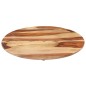 vidaXL Tischplatte Massivholz Palisander Rund 25-27 mm 80 cm vidaXL Tischplatte Massivholz Palisander Rund 25-27 mm 80 cm