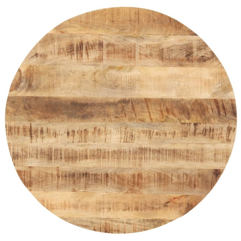 vidaXL Tischplatte Massivholz Mango Rund 25-27 mm 70 cm vidaXL Tischplatte Massivholz Mango Rund 25-27 mm 70 cm