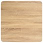 vidaXL Bistrotisch Hellbraun 60x60 cm MDF vidaXL Bistrotisch Hellbraun 60x60 cm MDF