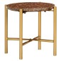 vidaXL Couchtisch Braun 40×40×40 cm Echtstein in Marmoroptik vidaXL Couchtisch Braun 40×40×40 cm Echtstein in Marmoroptik