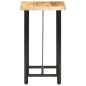 vidaXL Bartisch 60x60x107 cm Raues Mangoholz vidaXL Bartisch 60x60x107 cm Raues Mangoholz