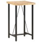 vidaXL Bartisch 60x60x107 cm Raues Mangoholz vidaXL Bartisch 60x60x107 cm Raues Mangoholz
