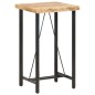 vidaXL Bartisch 60x60x107 cm Raues Mangoholz vidaXL Bartisch 60x60x107 cm Raues Mangoholz
