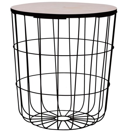 vidaXL Couchtisch Schwarz Ø 39,5 cm