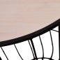 vidaXL Couchtisch Schwarz Ø 39,5 cm vidaXL Couchtisch Schwarz Ø 39,5 cm