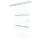 vidaXL Schiebetür mit weichen Stoppern ESG-Glas 102,5x205 cm Silbern vidaXL Schiebetür mit weichen Stoppern ESG-Glas 102,5x205 cm Silbern