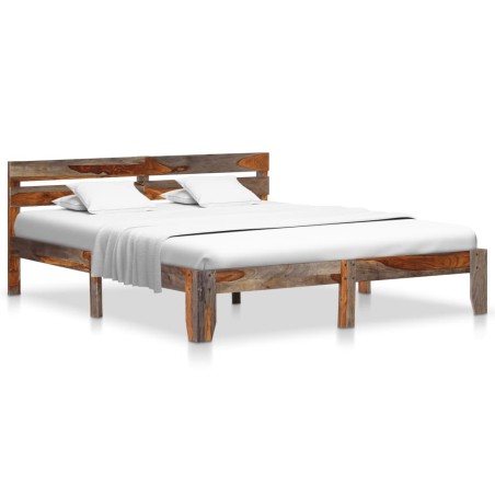 vidaXL Massivholzbett Palisander 140x200 cm 