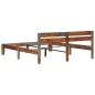 vidaXL Massivholzbett Palisander 140x200 cm vidaXL Massivholzbett Palisander 140x200 cm