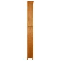 vidaXL Bücherregal 7 Fächer 90x22,5x200 cm Massivholz Eiche vidaXL Bücherregal 7 Fächer 90x22,5x200 cm Massivholz Eiche