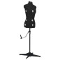 vidaXL Schneiderpuppe Verstellbar Weiblich Schwarz S Größe 33-40 vidaXL Schneiderpuppe Verstellbar Weiblich Schwarz S Größe 33-40