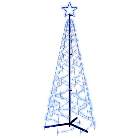 LED-Weihnachtsbaum Kegelform Blau 200 LEDs 70x180 cm