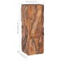 vidaXL Beistelltisch 30x30x80 cm Massivholz Teak vidaXL Beistelltisch 30x30x80 cm Massivholz Teak