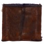 vidaXL Klapphocker Echtes Fell und Massivholz Teak vidaXL Klapphocker Echtes Fell und Massivholz Teak