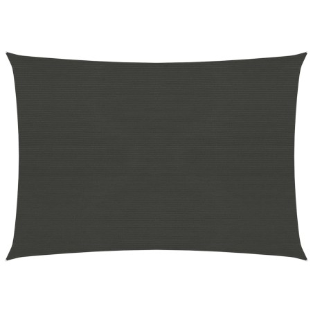 vidaXL Sonnensegel 160 g/m² Anthrazit 5x6 m HDPE