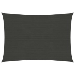 vidaXL Sonnensegel 160 g/m² Anthrazit 6x7 m HDPE