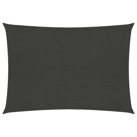 vidaXL Sonnensegel 160 g/m² Anthrazit 6x7 m HDPE