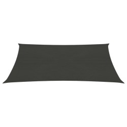 vidaXL Sonnensegel 160 g/m² Anthrazit 6x7 m HDPE