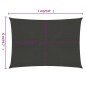 vidaXL Sonnensegel 160 g/m² Anthrazit 6x7 m HDPE vidaXL Sonnensegel 160 g/m² Anthrazit 6x7 m HDPE