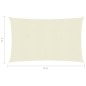 vidaXL Sonnensegel 160 g/m² Creme 5x8 m HDPE vidaXL Sonnensegel 160 g/m² Creme 5x8 m HDPE