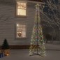 LED-Weihnachtsbaum Kegelform Mehrfarbig 500 LEDs 100x300 cm LED-Weihnachtsbaum Kegelform Mehrfarbig 500 LEDs 100x300 cm