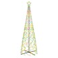 LED-Weihnachtsbaum Kegelform Mehrfarbig 500 LEDs 100x300 cm LED-Weihnachtsbaum Kegelform Mehrfarbig 500 LEDs 100x300 cm