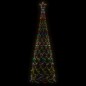 LED-Weihnachtsbaum Kegelform Mehrfarbig 500 LEDs 100x300 cm LED-Weihnachtsbaum Kegelform Mehrfarbig 500 LEDs 100x300 cm