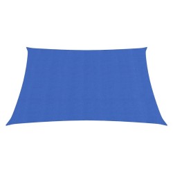 vidaXL Sonnensegel 160 g/m² Blau 2x2 m HDPE