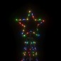 LED-Weihnachtsbaum Kegelform Mehrfarbig 500 LEDs 100x300 cm LED-Weihnachtsbaum Kegelform Mehrfarbig 500 LEDs 100x300 cm