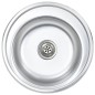 vidaXL Einbauspüle mit Sieb und Siphon Edelstahl vidaXL Einbauspüle mit Sieb und Siphon Edelstahl