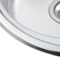vidaXL Einbauspüle mit Sieb und Siphon Edelstahl vidaXL Einbauspüle mit Sieb und Siphon Edelstahl