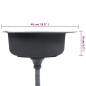 vidaXL Einbauspüle mit Sieb und Siphon Edelstahl vidaXL Einbauspüle mit Sieb und Siphon Edelstahl