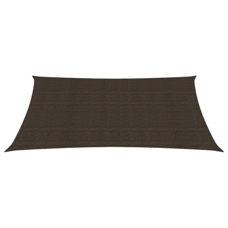 vidaXL Sonnensegel 160 g/m² Braun 3,5x5 m HDPE    