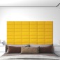 Wandpaneele 12 Stk. Gelb 30x15 cm Samt 0,54 m² Wandpaneele 12 Stk. Gelb 30x15 cm Samt 0,54 m²