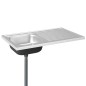 vidaXL Spüle mit Abtropffläche Set Silbern 1000x600x155 mm Edelstahl vidaXL Spüle mit Abtropffläche Set Silbern 1000x600x155 mm Edelstahl