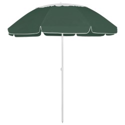 vidaXL Strandschirm Grün 300 cm