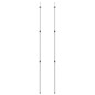 vidaXL Teleskop-Tarpstangen 102-260 cm 2 Stk. Aluminium vidaXL Teleskop-Tarpstangen 102-260 cm 2 Stk. Aluminium
