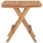 vidaXL Klappbarer Gartentisch 50x50x50 cm Teak Massivholz vidaXL Klappbarer Gartentisch 50x50x50 cm Teak Massivholz