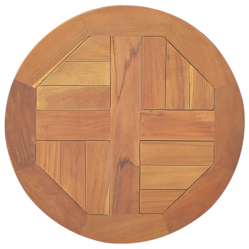 vidaXL Tischplatte Massivholz Teak Rund 2,5 cm 40 cm vidaXL Tischplatte Massivholz Teak Rund 2,5 cm 40 cm