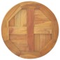 vidaXL Tischplatte Massivholz Teak Rund 2,5 cm 40 cm vidaXL Tischplatte Massivholz Teak Rund 2,5 cm 40 cm
