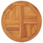vidaXL Tischplatte Massivholz Teak Rund 2,5 cm 50 cm vidaXL Tischplatte Massivholz Teak Rund 2,5 cm 50 cm
