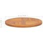 vidaXL Tischplatte Massivholz Teak Rund 2,5 cm 50 cm vidaXL Tischplatte Massivholz Teak Rund 2,5 cm 50 cm
