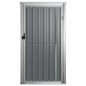 vidaXL Gerätehaus Grau 88x89x161 cm Verzinkter Stahl vidaXL Gerätehaus Grau 88x89x161 cm Verzinkter Stahl